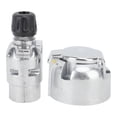 thumbnail image 4 of Trailer Plug Socket Kit, Trailer Wiring Connector Lightweight DC12V Aluminum Alloy Stable Transmission Robust  for RV, 4 of 7