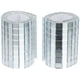 thumbnail image 1 of 2 rollos de pegatinas de mosaico de espejo adhesivas XCF Plata 30.00X4.00X0.10cm, 1 of 3