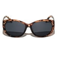 thumbnail image 2 of Women Leopard Sunglasses Cateye Vintage Jackie Oval Checker, 2 of 2