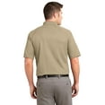 thumbnail image 2 of Port Authority Men's Flat Knit Collar Wicking Polo Shirt, 2 of 2