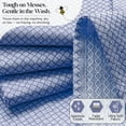 thumbnail image 2 of HEIRLOOM COMFORT Indigo Blue Honeycomb Kitchen Towels 3 Pack, 16x26 Inch, 100% Cotton, Quick Dry, Soft & Absorbent Dish Towels for Cleaning, Wiping, Kitchen Chores & Restaurant or Catering Use, 2 of 6