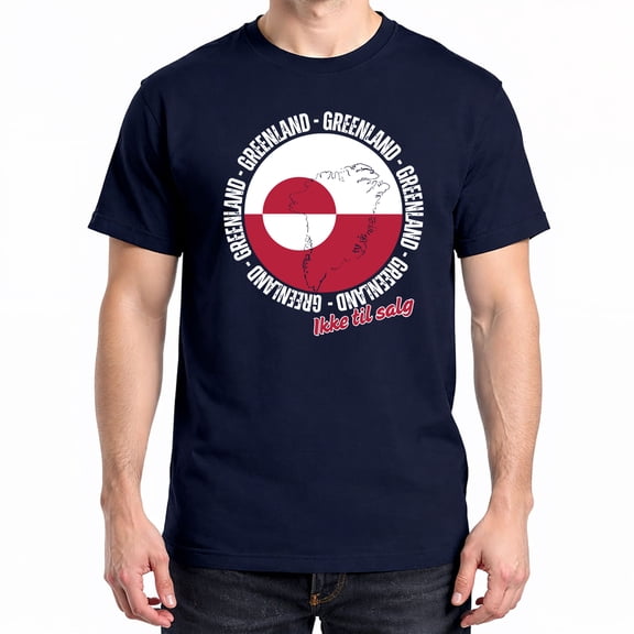 Men’s Greenland Not For Sale Printed Casual Round Neck T-Shirt
