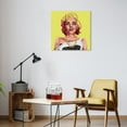 thumbnail image 4 of "Hip Marilyn Monroe" Frameless Free Floating Reverse Printed Tempered Art Glass Wall Art, 4 of 9