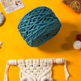 thumbnail image 5 of Colored 5mm Macrame Cord 230 Feet X 1.1 Lbs, Natural Macrame Supplies, Large Macrame Rope for Wall Hanging & Crafts, Cotton Rope of Macrame Kit, Macrame String, Teal, 5 of 5