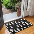 thumbnail image 2 of Black Halloween Ghosts Door Rugs,Washable Non Slip Door Mats Indoor,Decorative Door Mats,Entry Mat Indoor for Entrance,Bedroom,Kitchen,Bathroom,30"x17", 2 of 6