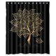 thumbnail image 1 of Cortina de ducha ABPHQTO Cre Árboles Diseño Impermeable 150x180 cm, 1 of 2