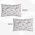 thumbnail image 2 of Lsque Lavender And Butterfly Pattern Pillow Case – Soft & Cozy Throw Pillow Cover, Hypoallergenic Cushion Case for Sleeping Women with Envelope Closure-20"x30", 2 of 6