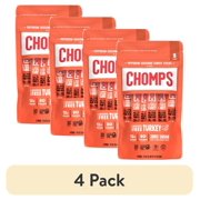 (4 pack) Chomps Antibiotic Free Pepperoni Turkey 8Count, 1.15oz Sticks
