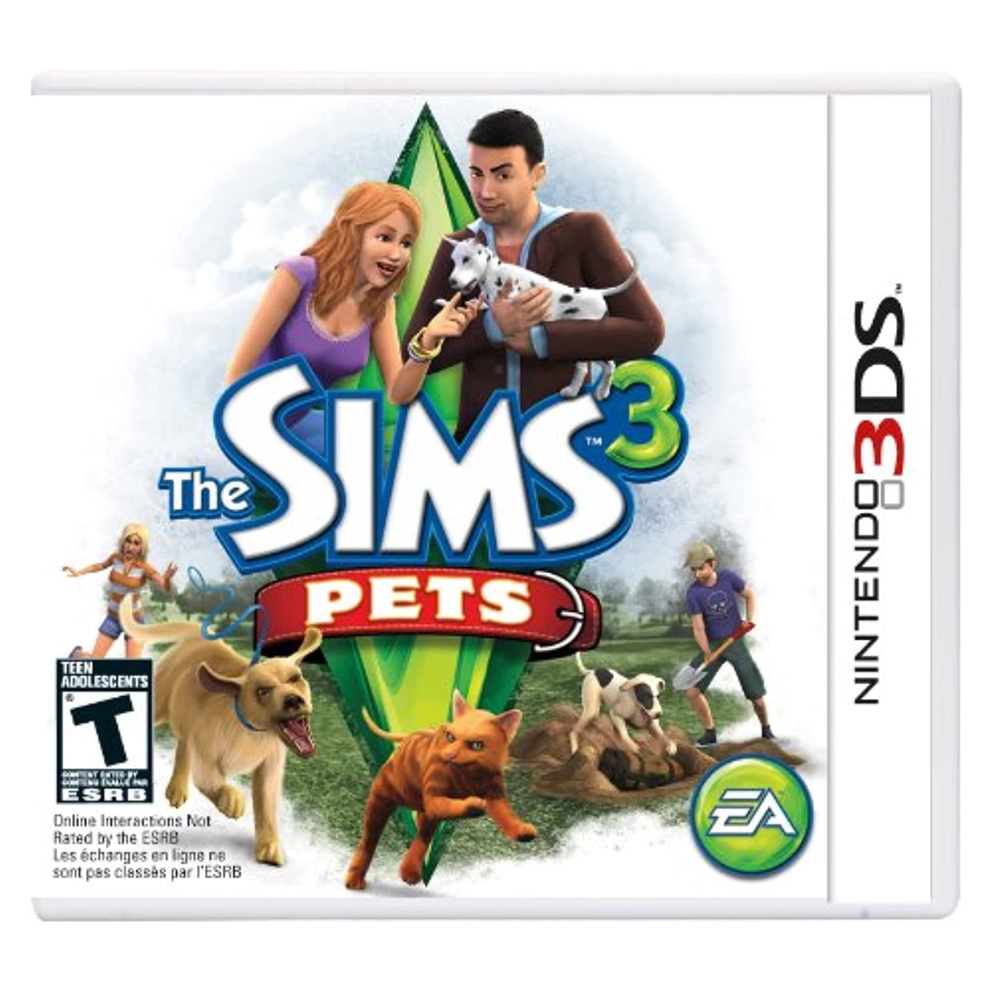 The Sims 3: Pets Video Game, Physical/Nintendo 3DS, Simulation, Pets, Adventure, Parental Controls, 1 Player