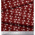 thumbnail image 3 of Soimoi Poly Georgette Fabric Cloud,Fish & Yacht Nautical Decor Fabric Printed Yard 52 Inch Wide, 3 of 3