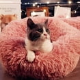 thumbnail image 7 of Donut Plush Pet Bed for Dogs & Cats Soft Warm Calming Bed Round Cuddler, 7 of 7