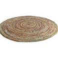 thumbnail image 3 of · REDEARTH · Jute Cotton Chindi Area Rug - 5' Round Rug, Handwoven, Non-Shedding, Soft & Durable – Multi Tones for Home Décor in Living Room, Dining Room, Bedroom, 3 of 7