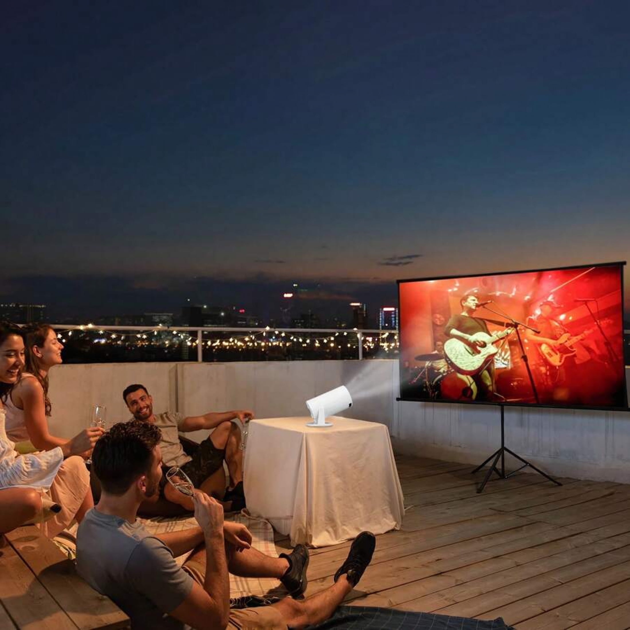 4K Projector 5G Smart HD LED with WiFi Bluetooth USB Android Office Home Theater Cinema Projector