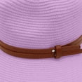 thumbnail image 5 of qolati Sun Hats for Women Summer Beach Straw Hat UPF 50+ UV Sun Protection Wide Brim Packable Foldable Bucket Travel Garden Sunhat Purple, 5 of 7