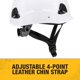 thumbnail image 4 of Casco de seguridad DEWALT DPG22 tipo II clase E blanco talla adulto, 4 of 6