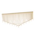 thumbnail image 2 of Cenefa con bolsillo para barra moderna, cortinas cortas de privacidad, cenefa para ventana, cocina Amarillo Zulema cenefas de cortina, 2 of 8