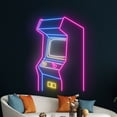 thumbnail image 4 of Handmadetneonsign Arcade Game Machine Neon Sign, Custom Game Machine Led Sign, Arcade Led Light, 4 of 5