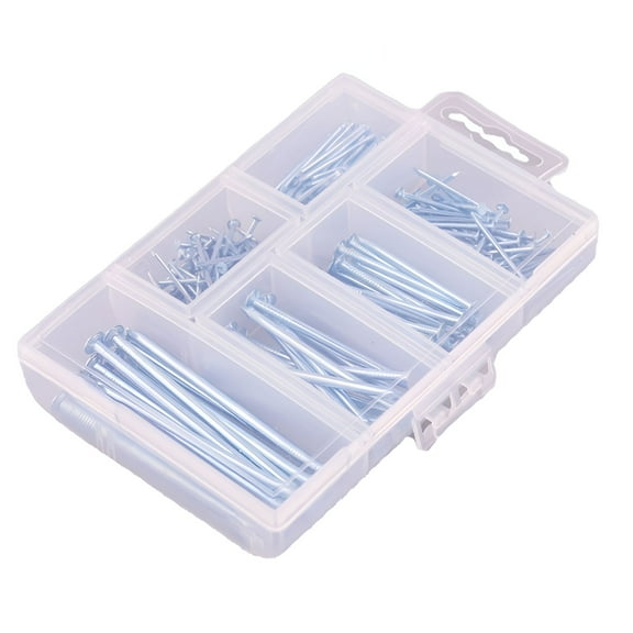 TALENO 165Pcs Nails and Brad Nails Assortment Picture Hanging Nails