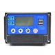 thumbnail image 3 of Controlador de carga solar Pantalla LCD USB dual Regulador del panel de células solares aut Abanopi Controlador, 3 of 7
