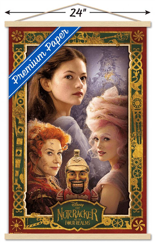 Disney The Nutcracker - Group Wall Poster with Wooden Magnetic Frame, 22.375" x 34"