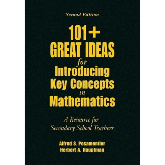 101 Great Ideas for Introducing Key Concepts in Mathematics: A Resource for Secondary School Teachers, (Hardcover)