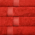 thumbnail image 5 of Premium Egyptian Cotton Highly Absorbent Assorted 4-Piece Plush Towel Set - 20" x 30", 5 of 6