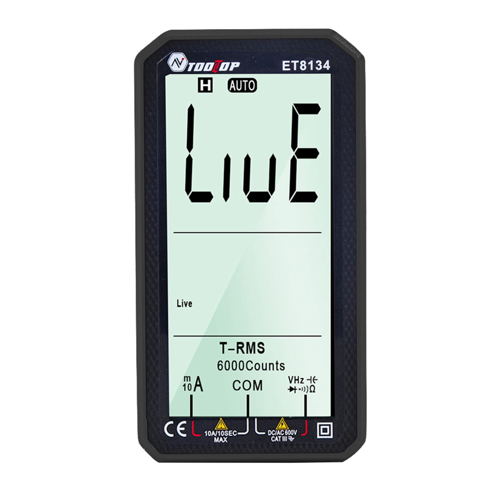 Portable 4.7 Inch LCD Screen 4.7 ET8134 Portable 4.7 Inch LCD Screen Multimeter Direct Current Voltage Current AC Voltage Current Measurement Capacitance Resistance Measuring Multifunction Multimeter