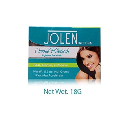 1 X Creme Bleach 18gm Lightens Dark Facial Hair Skin Fairness