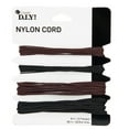 thumbnail image 2 of (2 pack) Cousin DIY Black & Brown Nylon Cord, Jewelry Stringing, 4 Piece Roll, 36 ft, 2 of 7