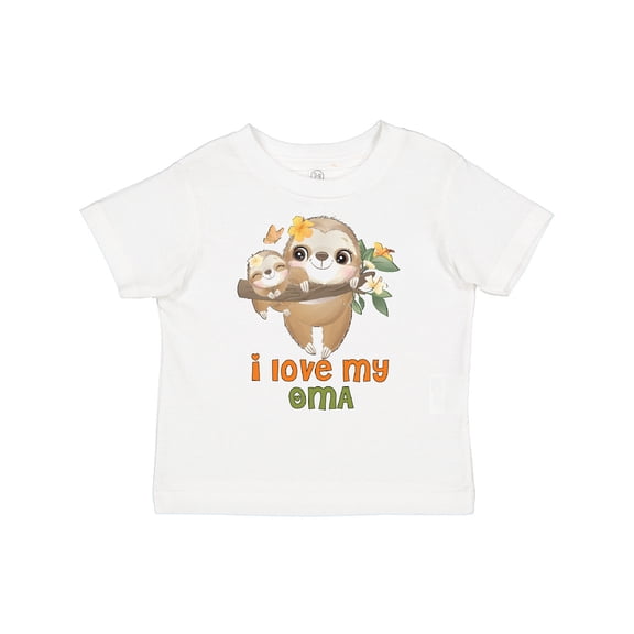 Inktastic Sloth I Love My Oma Boys or Girls Toddler T-Shirt