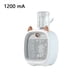 thumbnail image 5 of Matsuzay Ventilador de rociado Refrigeración Recargable Viento fuerte Acondicionamiento de agua Ventiladores de escritorio Forma única Electrodomésticos gris 1, 5 of 6