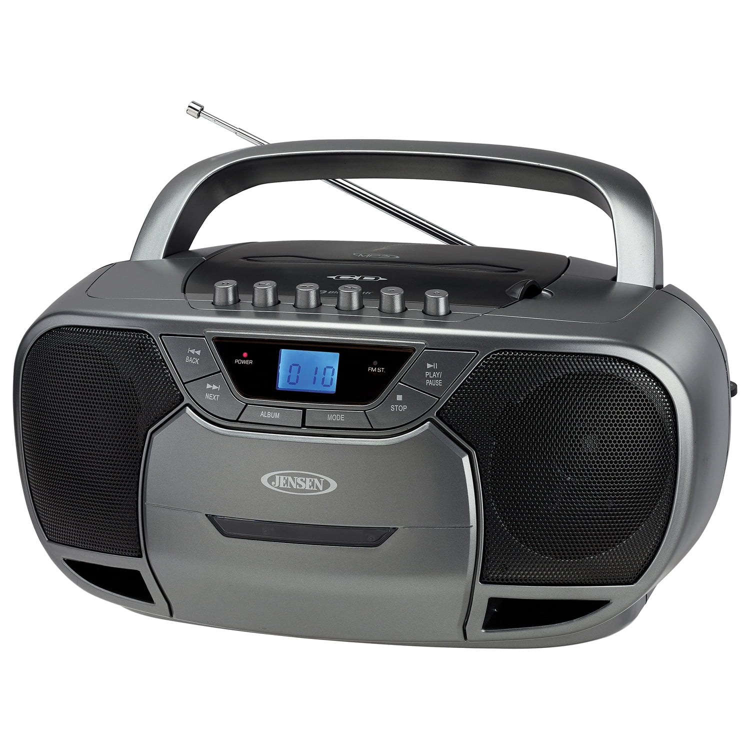Jensen Portable Stereo CD and Cassette Player/Recorder with AM/FM