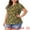 Army Green, variant on DARING DIVA Women's Plus Floral Print Ruffle Trim V Neck Blouse 3X Dark Green