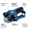 thumbnail image 2 of Bosch 12 Volt Max Cordless Battery Brushless Hand Planer (Bare Tool Only), 2 of 8