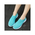 thumbnail image 4 of Gomelly Women Sneakers Mesh Walking Shoes Slip On Flats Lightweight Sock Sneaker Womens Light Blue 8, 4 of 6