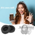 thumbnail image 4 of Almohadillas 1 par de orejeras de esponja de espuma de 65 mm para auriculares ATH-SJ1 ATH-200AV, 4 of 9