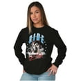 thumbnail image 3 of Betty Boop Cartoon Ride or Hide Women's Long Sleeve T Shirt Brisco Brands S, 3 of 6