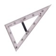 thumbnail image 1 of ZheElen Large Geometry Math Ruler Teaching Ruler for Whiteboard Teachers Black Board Protractor Clear 60 Degree Ruler, 1 of 6