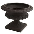 thumbnail image 2 of Nearly Natural 17.25” x 17.25” x 20” Round Black Iron Urn Planter with Durable Features, 2 of 2