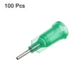 thumbnail image 3 of Uxcell Blunt Tip Dispensing Needle for Liquid Glue Gun, 18G 1/4", 100 Pcs (Green), 3 of 5