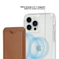 thumbnail image 2 of Case-Mate MagSafe Compatible Card Holder for Apple iPhones and Cases - Cognac Brown, 2 of 7