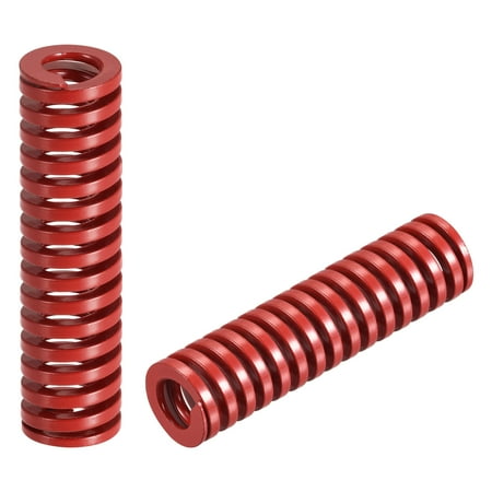 

Die Spring 2 Pack 16mm OD 55mm Long Spiral Stamping Medium Load Die Springs Red