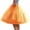 Orange, variant on Long Skirts for Women Skirt Adult Dancing High Short High Pleated Waist Skirt Solid Womens Summer Clothes Green One Size