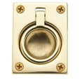 thumbnail image 1 of Baldwin 0394055 Flush Ring Pull, Bright Nickel, 1 of 1