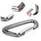 thumbnail image 5 of Mosquetón de escalada en roca mosquetón de clip de cadena ultra resistente hebilla de bloqueo automático hebilla de hamaca de yoga para hamacas al aire libre ANGGREK Otros, 5 of 8