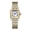 Silver Gold White, variant on CHEETAH Watches for Women with Small Vintage Bracelet, Rectangular Case Roman Dial