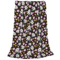 thumbnail image 2 of Fuzoiu Daisies Flowers Print Ultra-Soft Micro Fleece Blanket,All Seasons Flannel Throw, Lightweight Blanket for Bed, Sofa, Couch, Movie Night, Camping, and Travel-50"x40", 2 of 7