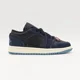 thumbnail image 3 of Ni-k-e FJ5478-010 Ni-k-e Air Jordan 1 Low Navy Black Snakeskin Dark Obsidian (Women's), 3 of 6