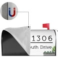 thumbnail image 3 of Watercolor Topiary Plant Elegant Personalized White Address Mailbox Covers Magnetic Mailbox Magnet Decor Wedding Gifts Post Letter Box Covers Mailbox Wraps for Outside, 3 of 6