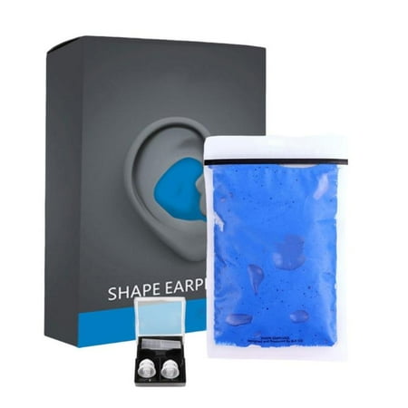 

Qisuw 60Pc/Set Moldable Shaped PU Anti-noise Ear Plugs Noise Reduction Sleeping Guard